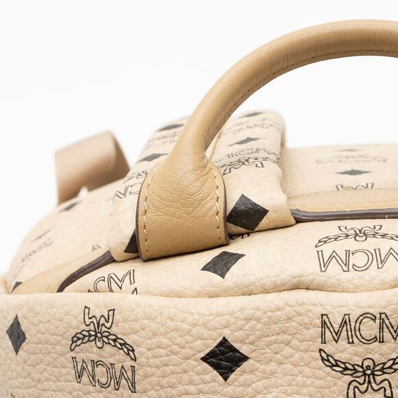 MCM Visetos Side Studs Stark Medium Backpack - Picture 13 of 13